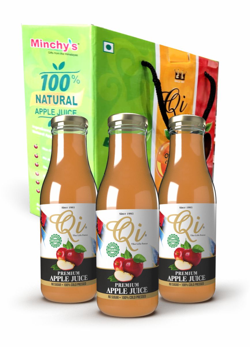 Qi - 100% Natural Organic Apple Juice Gift Pack